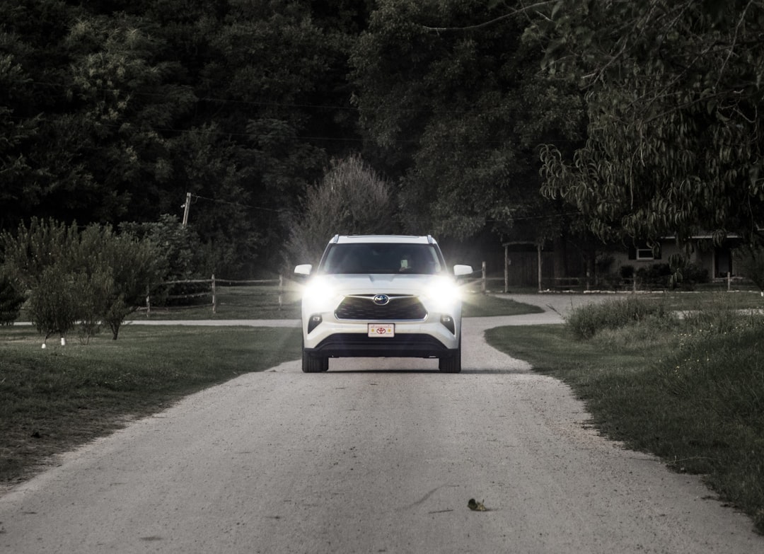 toyota yaris cross on road