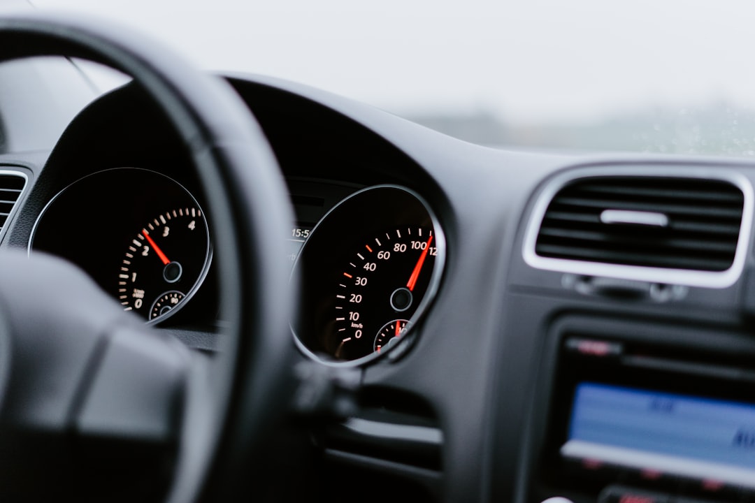 interior of volkswagen golf