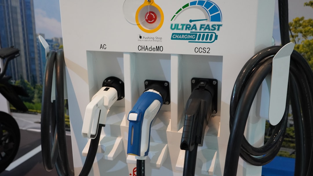 electric car charging station