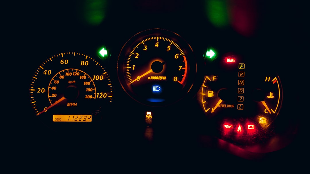 Car dashboard warning lights before NCT