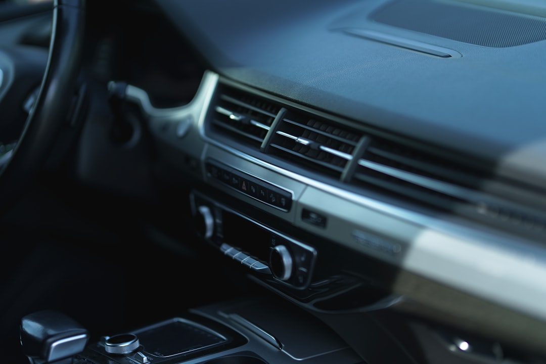 Car interior dashboard