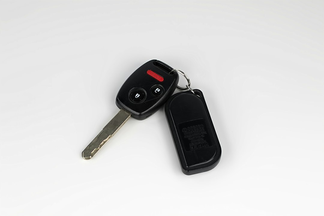 Car keys and insurance documents