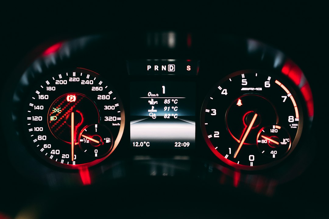 Car dashboard warning lights before NCT