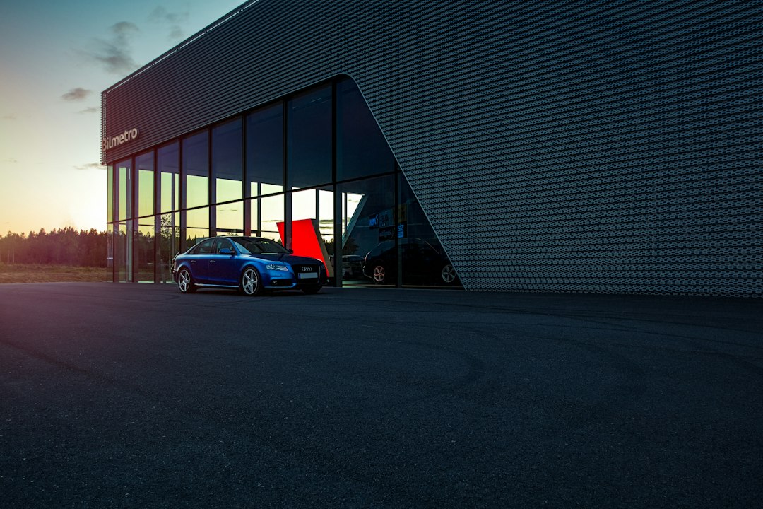 Used car at dealership