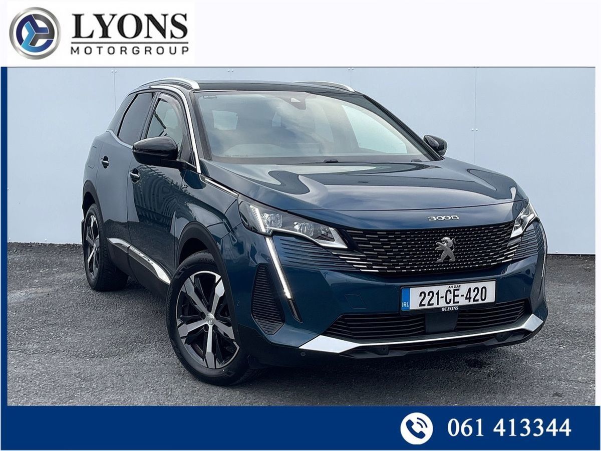 2022 Peugeot 3008 Gt Black Pack